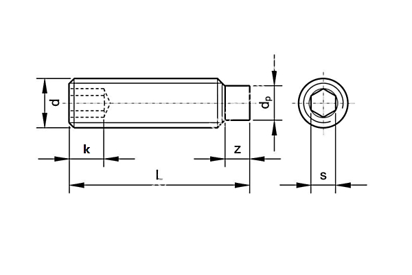 Socket Set Screw with Dog point (DIN915) - Image 2