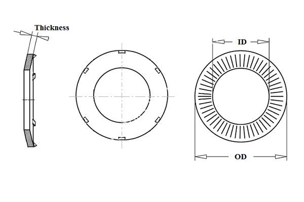 Contact Washer With Teeth - Image 2