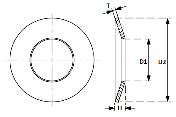 Disc Spring Washer (DIN 2093) - Image 2