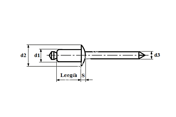 Dome Head Blind Rivet - Image 2