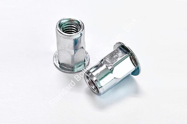 Insert Nut Half Hex With Flange - Image 2
