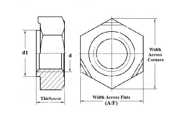 Hexagon Weld Nut (DIN929) - Image 2