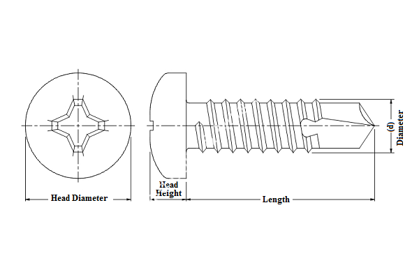 Pan Head Self Drilling Screw - Image 3