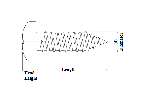 Pan Head Self Tapping Screw Type AB - Image 4