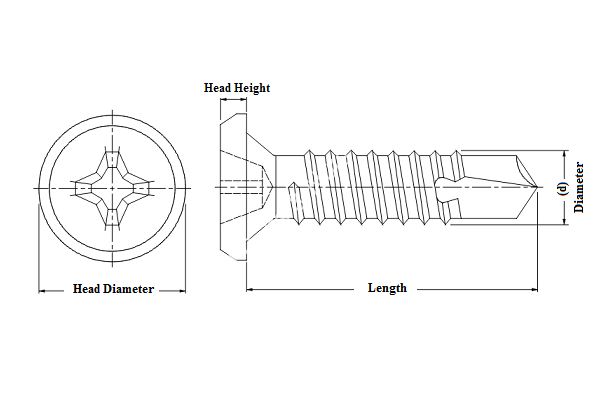 Wafer Head Self Drilling Screw - Image 4