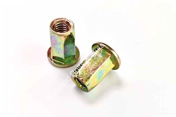 Insert Nut Full Hex With Flange - Image 3