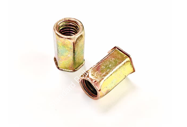 Insert Nut Full Hex With Flange - Image 2