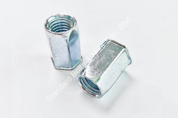 Insert Nut Full Hex With Flange